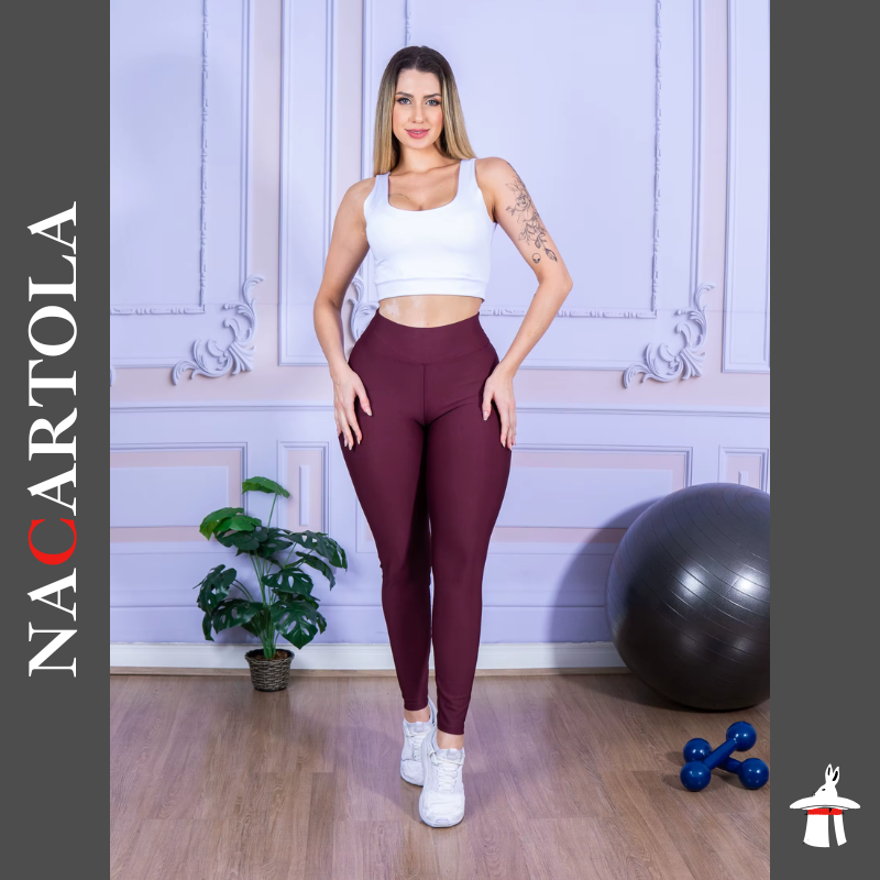 Legging Suplex Feminina – Modelagem Perfeita e Conforto para Valorizar Suas Curvas na Academia e no Dia a Dia