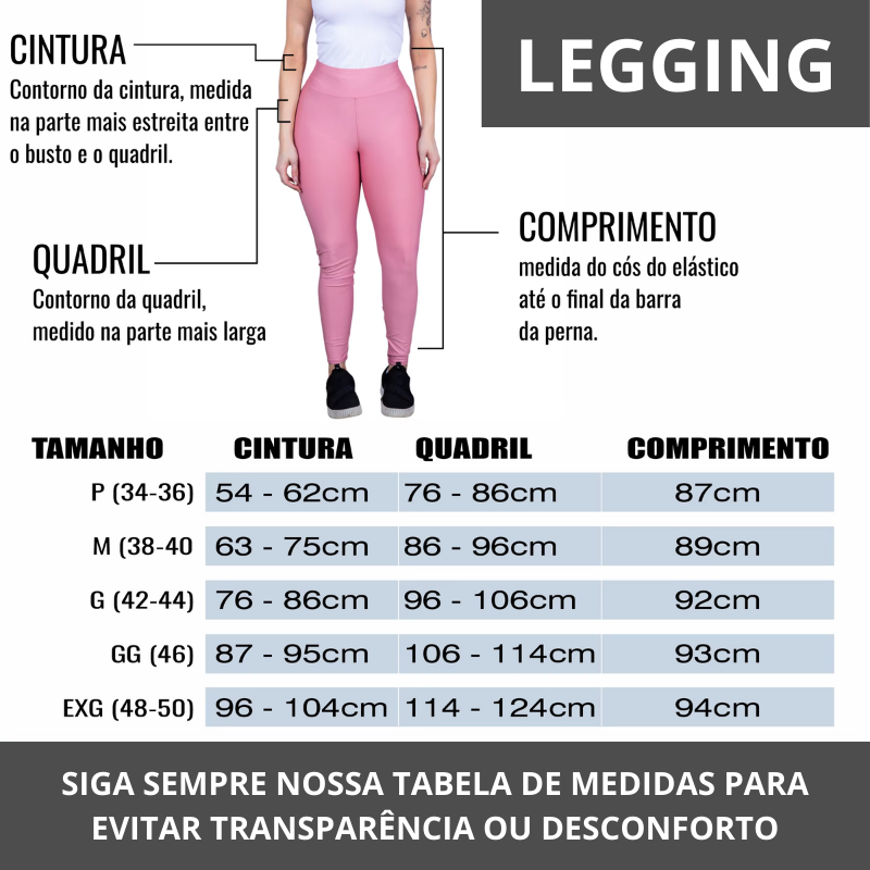 Legging Suplex Feminina – Modelagem Perfeita e Conforto para Valorizar Suas Curvas na Academia e no Dia a Dia